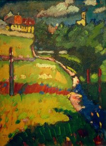 ムルナウの教会に関する研究 作： Wassily Kandinsky
